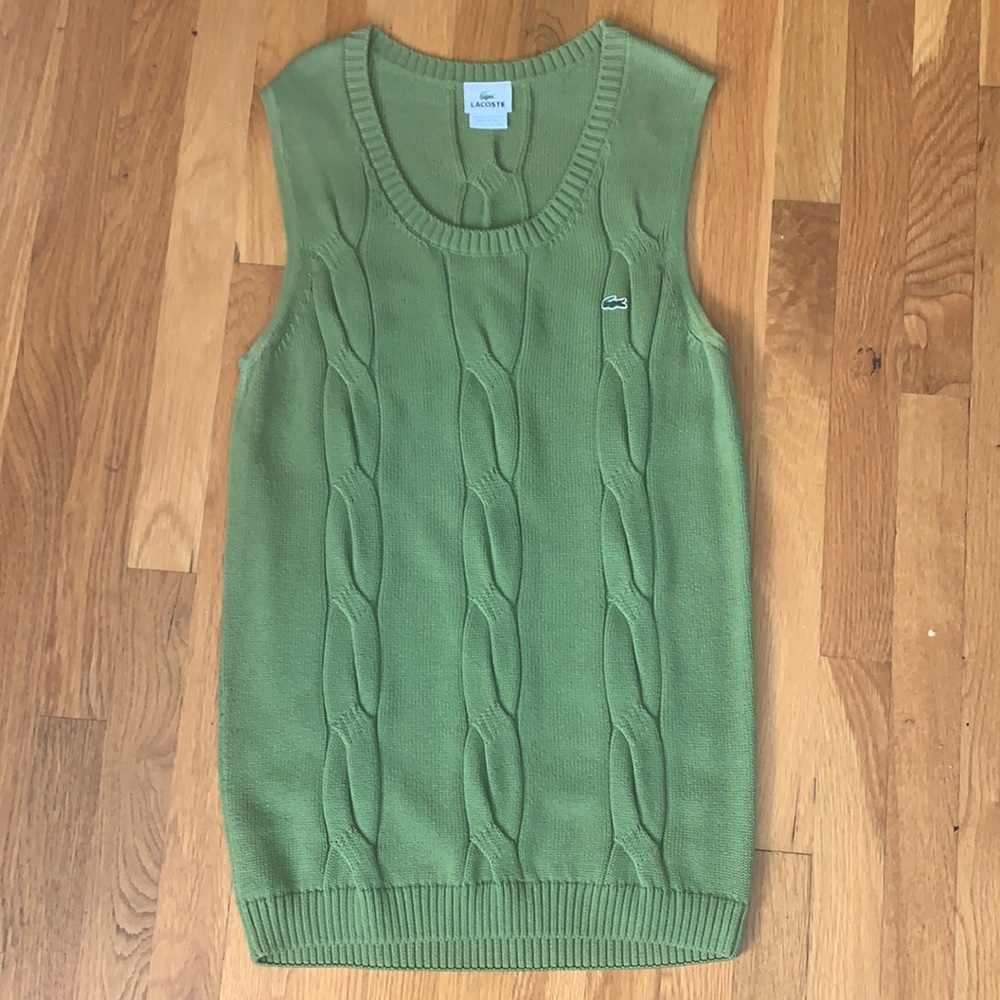 Lacoste Sweater Vest - Green - Eu 46